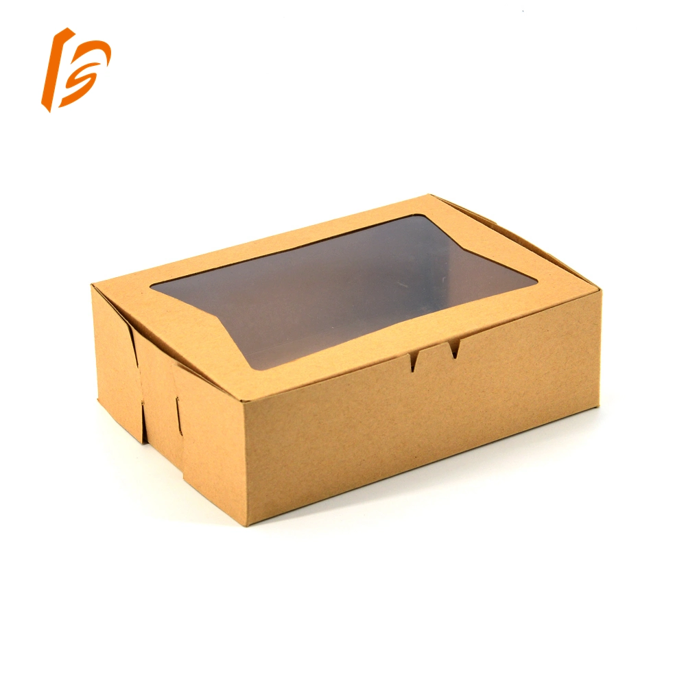 Custom Cake Paper Container Cake Packaging Box Paper Cake Box with Window