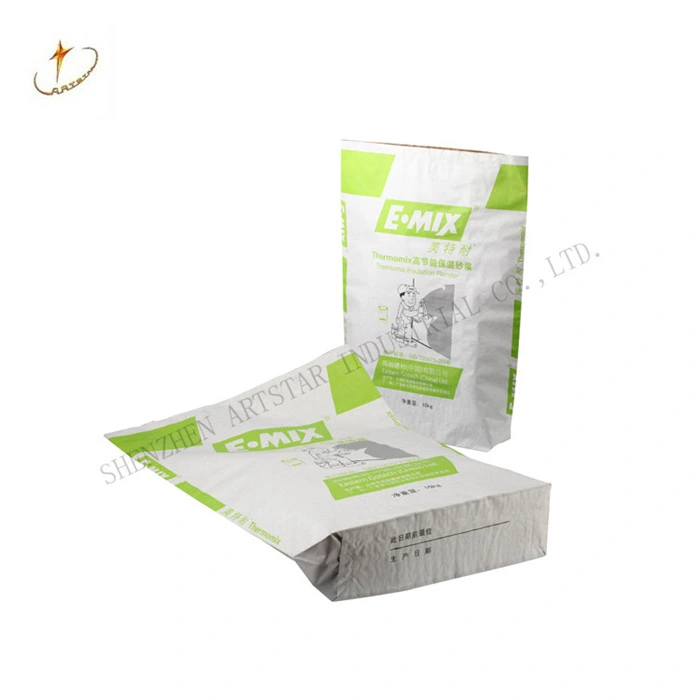 Multilayered Kraft Paper Bag with Valve Mouth for White Carbon Black, Silica (10kg)
