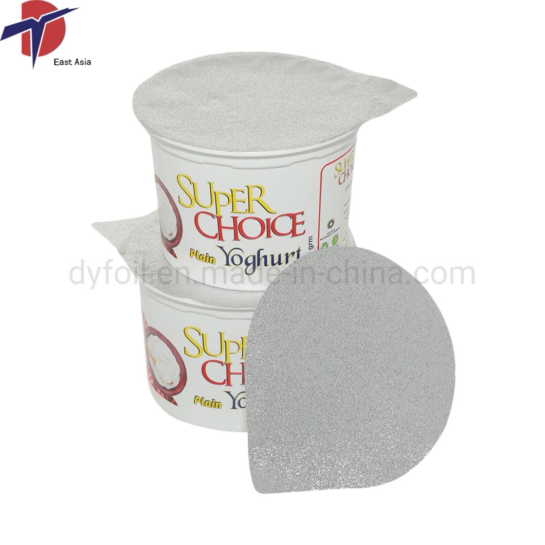Food Grade Aluminum Foil Lids for PP Yogurt Cups
