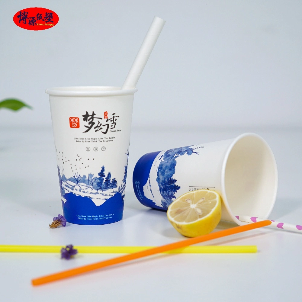 Custom Logo Printing Disposable Coffee Paper Cup Single Wall Cups/ Double Wall Cups/ Ripple Wall Cups
