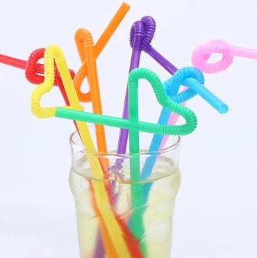 100%Biodegradable and Compostable Disposable Flexible Drinking Straws