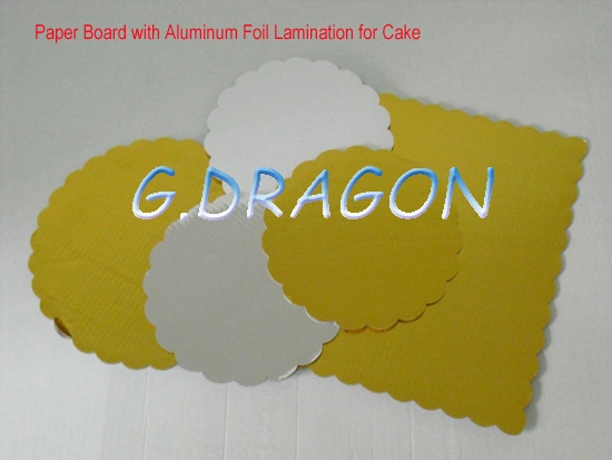Silver and Gold Cake Board (AFC-007)