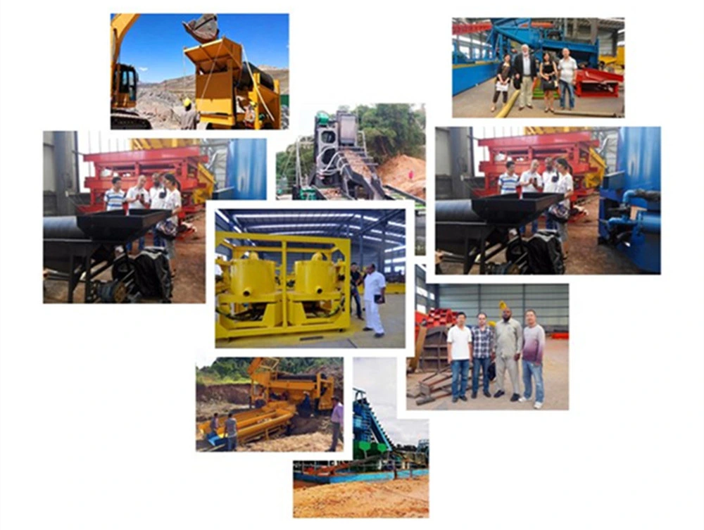 China Gold Mining Equipment Magnetic Gold Machine Gold Trommel Wash Plant