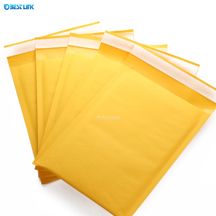 Wholesale Brown Paper Bubble Envelopes Kraft Bubble Mailers Air Padded Courier Bubble Mailing Bags