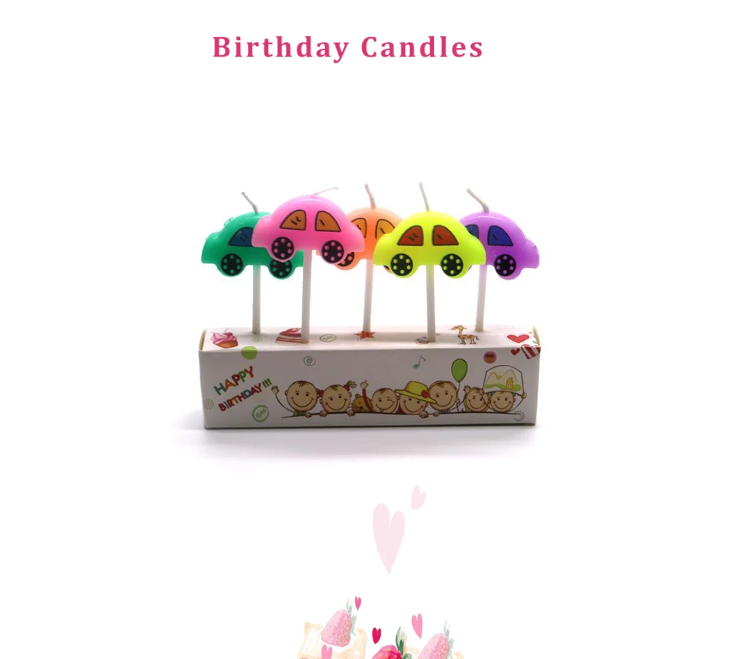 Cake Decoration Hanppy Birthday Candles Cake Topper for Party