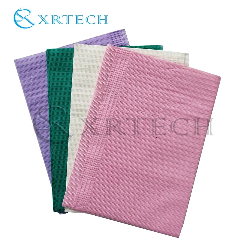 3 Ply Waterproof Medical Hospital Dental Disposable Patient Bibs, Paper Dental Towel for Tattoo Salons, Adult Disposable Paper Apron/Napkin