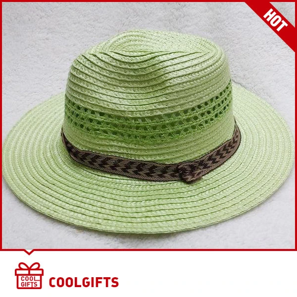 Mix Color Fashion Stiff Paper Straw Hat