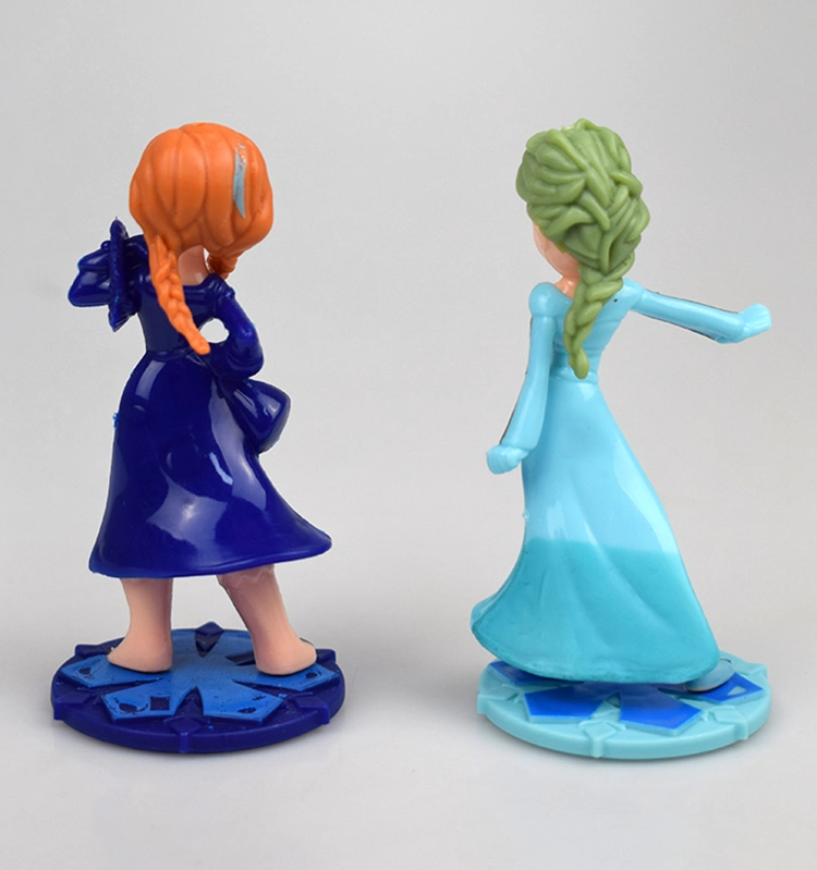 Frozen Princess Plastic Anime Action Figure Cake Decorating Toy Kid Birthday Party