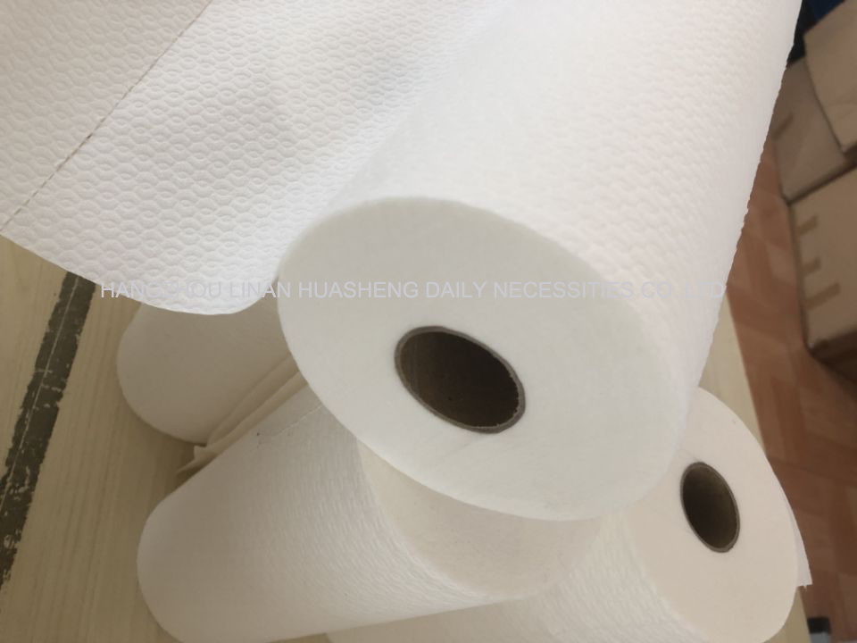 Virgin Wood Pulp Airlaid Paper Towel Rolls for Cleaning