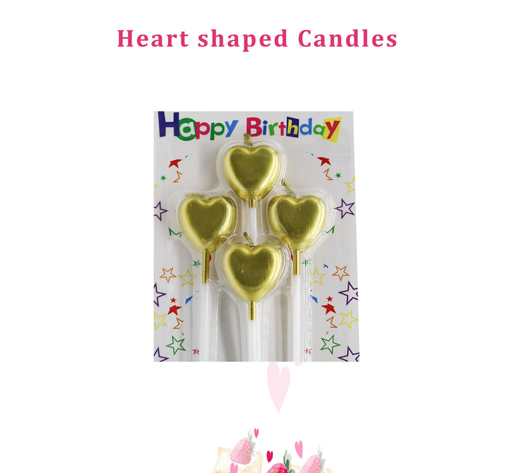 Happy Birthday Cake Toppers Golden Birthday Cake Candle for Party