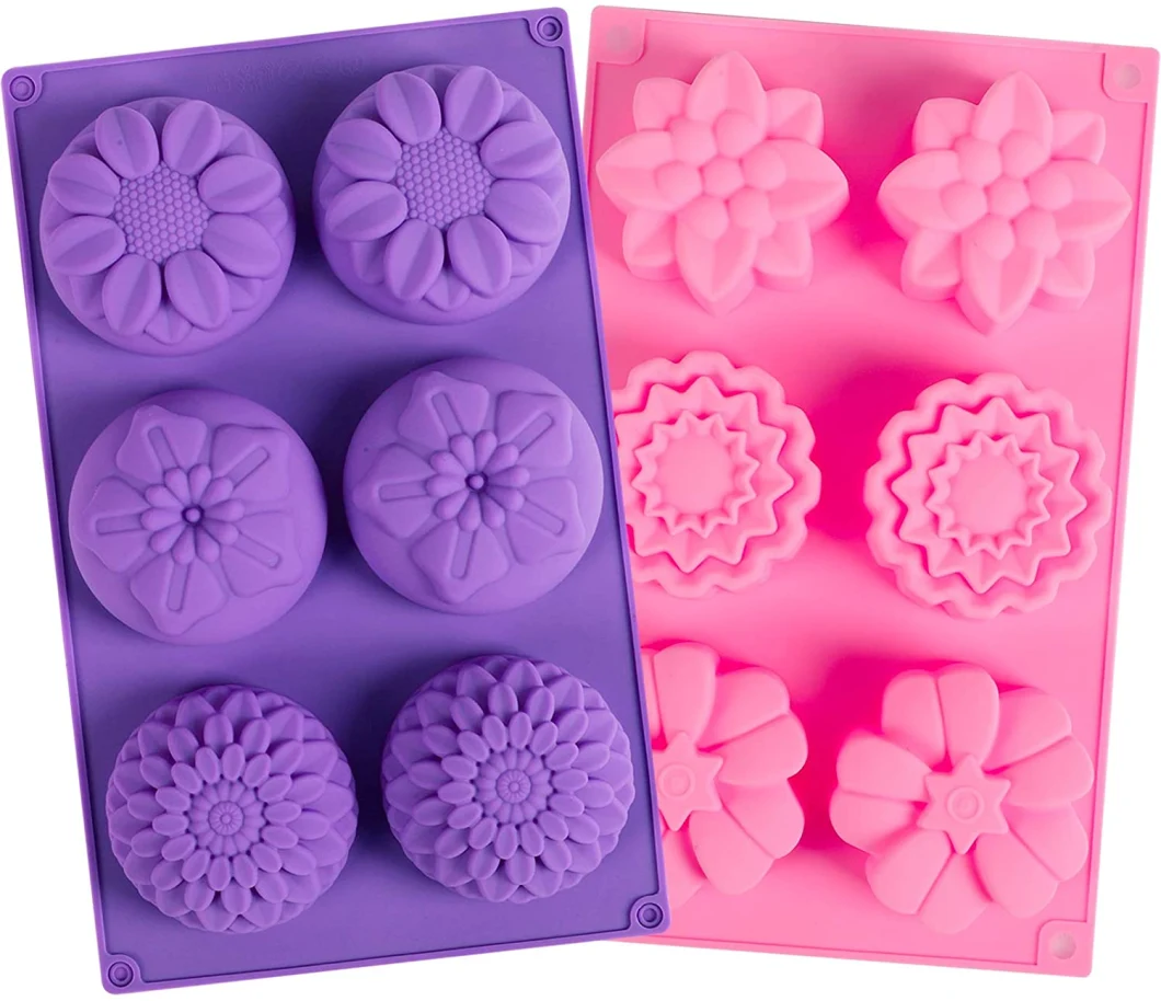 Silicone Baking Mold DIY Handmade Soap Making Muffin Loaf Brownie