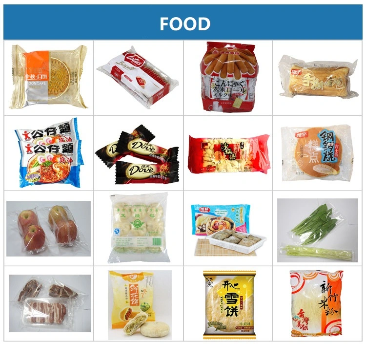 Food Packing Wrapper Factory Horizontal Flowpack Pillow Packaging Equipment Cake Flow Pack Machine