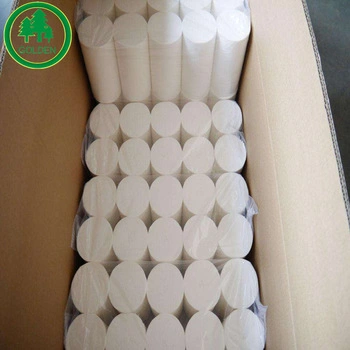 Toilet Roll Paper Soft Absorbent, Solid Hollow Roll Paper, Wood Pulp Toilet Paper Bath Tissues Paper