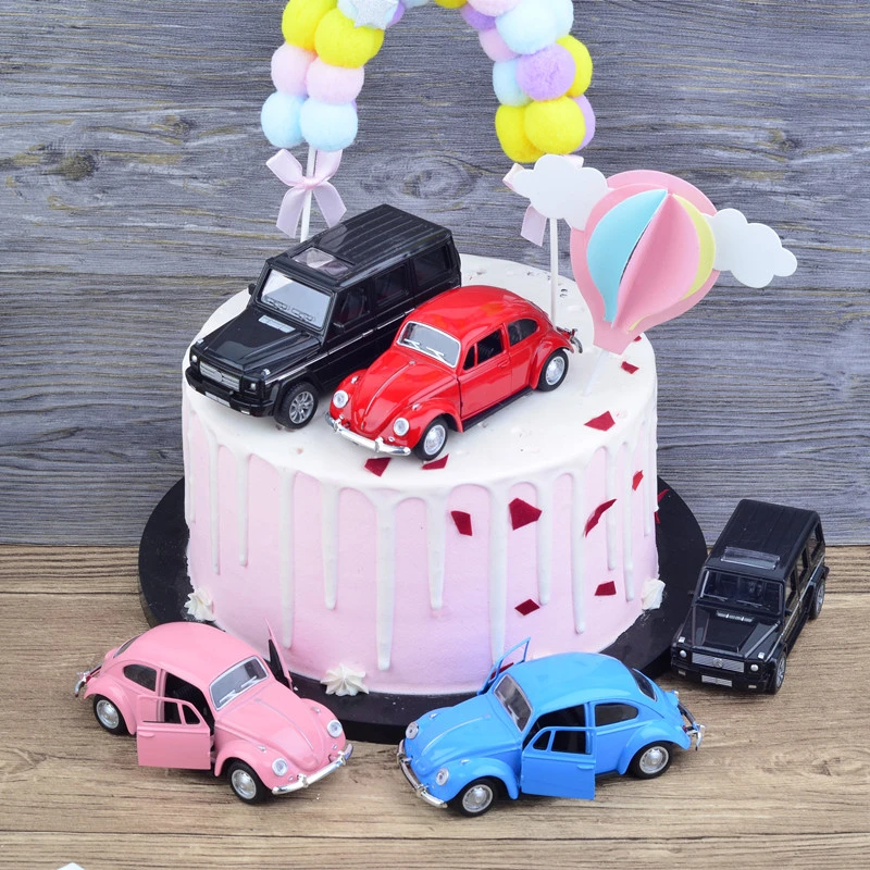 Plastic Cars for Birthday Cake Decorating Topper