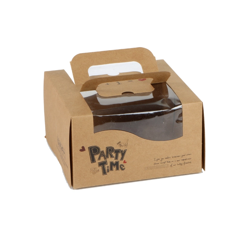 Eco Friendly Fast Food Grade Cardboard Custom Hamburger Cake Food Packaging Box