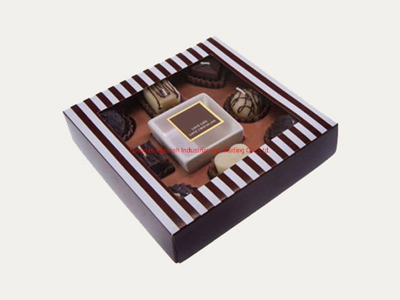 Luxury Fancy Art Paper Romantic Blossom Flower Printed Take Away Cupcake Bakery Cookie Packaging Paper Box