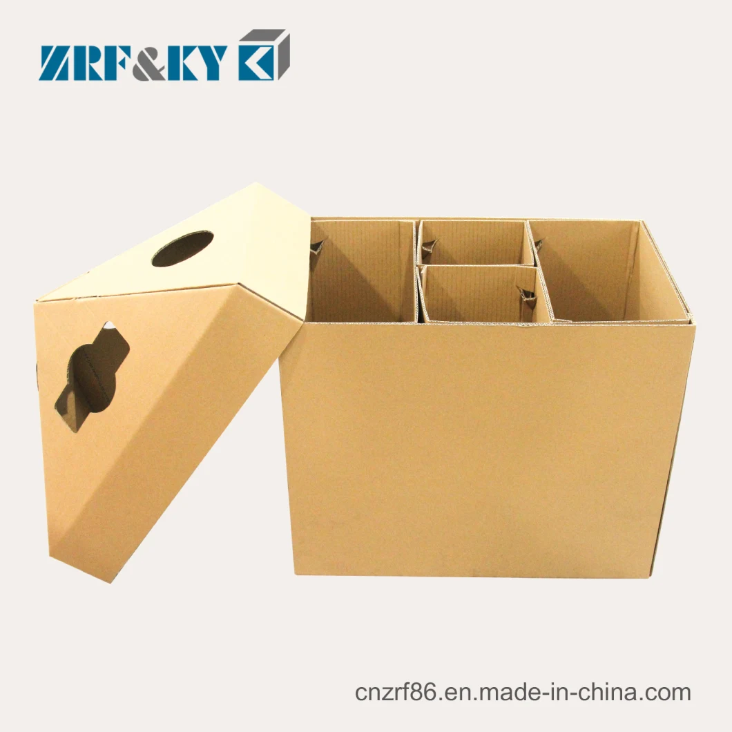 Custom Recyclable Disposable White/Brown/Black Corrugated/Cardboard/Art Paper Trash Containers Cans/Garbage Bin