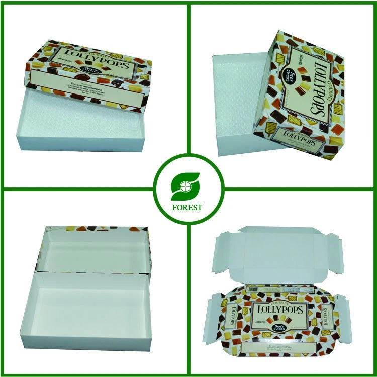 Custom Printed Fancy Cardboard Candy Box Cake Box