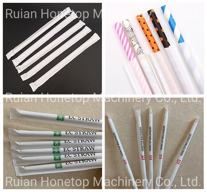 Paper Drinking Straw Wrapper with Logo Printer