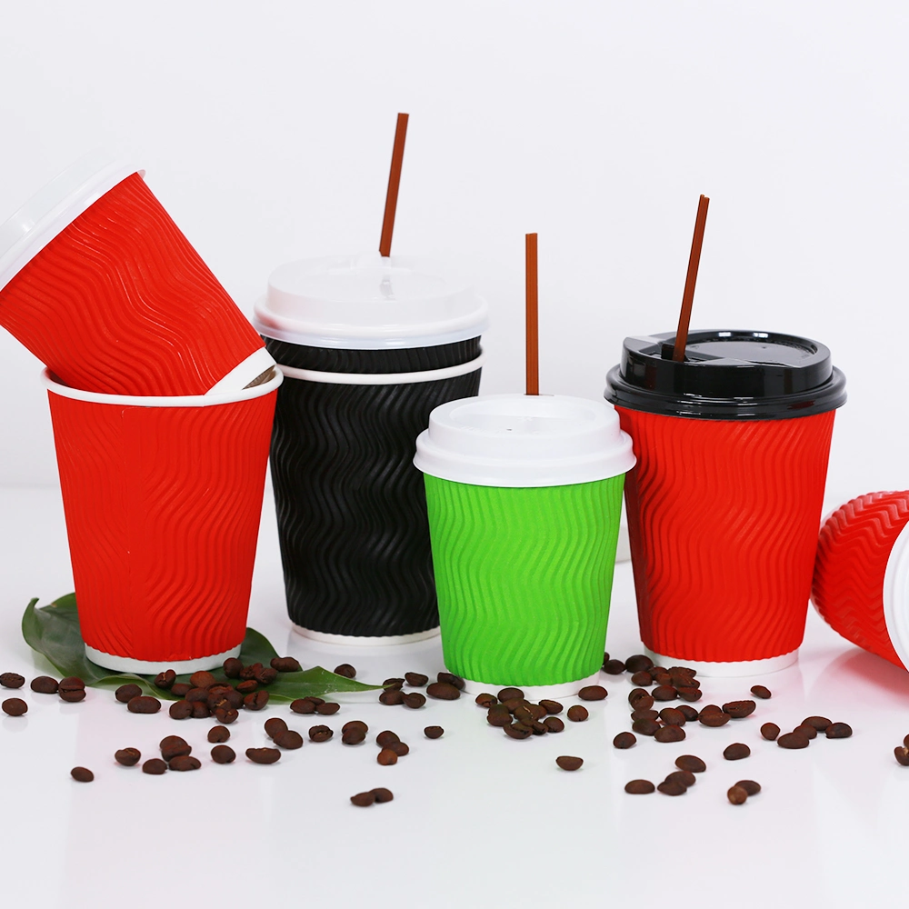Brown Coffee Paper Cup White Hot Drink Paper Cups