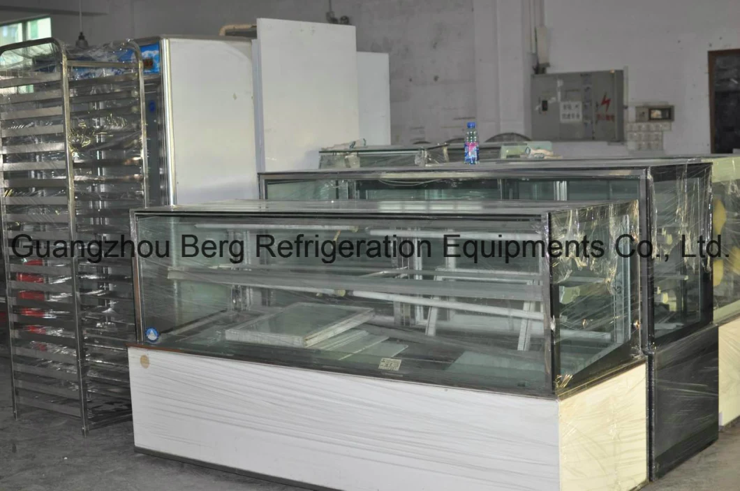 1.8m Commerical High Quality Cake Display Chiller with White Marble Base