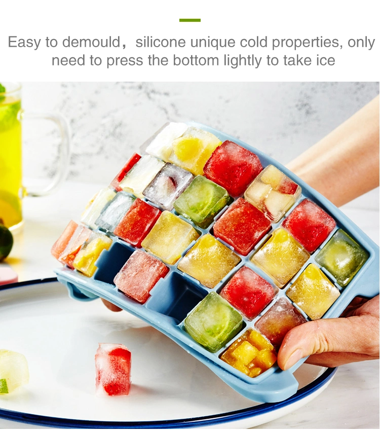 Colorful Ice Cube Tray Cake Model Square Cube Tray