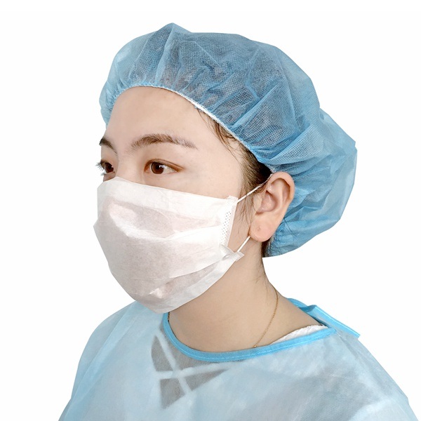 Disposable Earloop 1ply 2ply Paper Face Mask for Food Processing and Shoe Factory