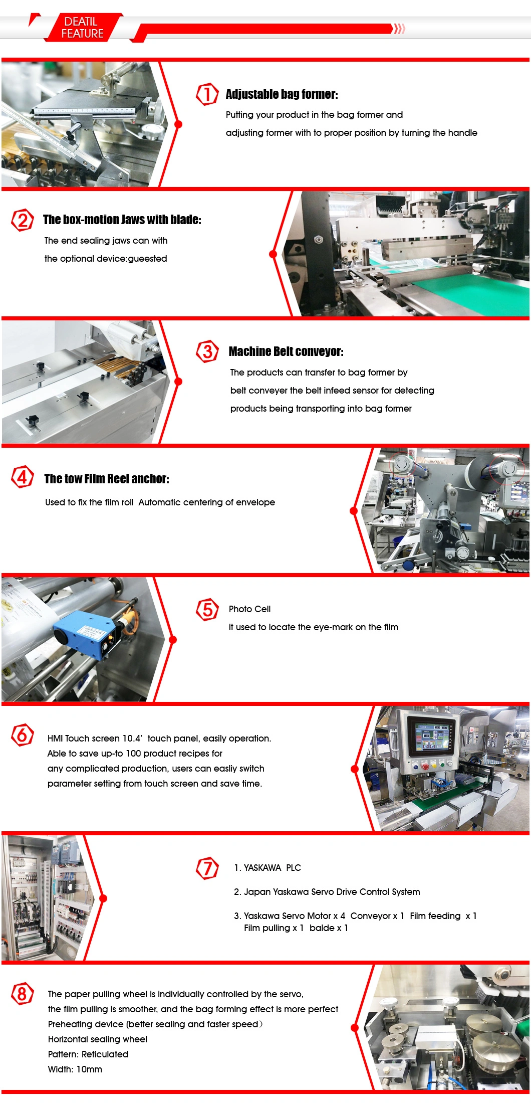Chocolate Bar Cookies Cake Soap Bar Flow Wrapper Machine Automatic Packaging Machine