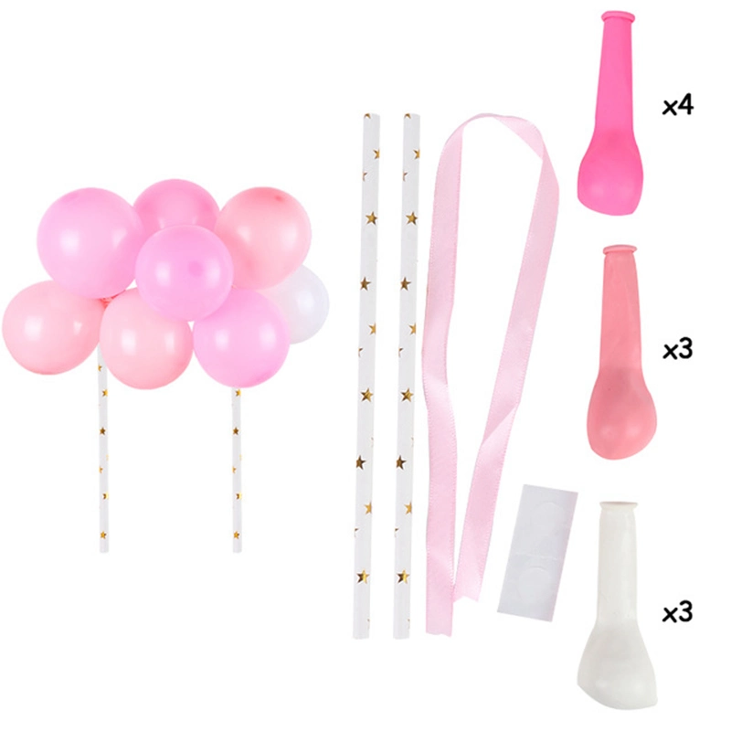 Wedding Decoration Balloon Caketopper Baby Shower Cake Topper Rose Gold Birthday Party Balloon Cake Topper Supplies