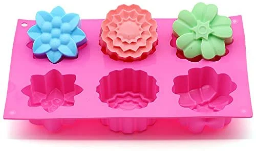 Silicone Baking Mold DIY Handmade Soap Making Muffin Loaf Brownie Tray