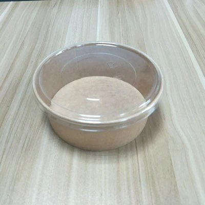 Brown Paper Salad Box Lunch Box Paper Lunch Box Brown Paper Soup Bowl Soup Cup Brown Paper Cup, Unbleached with Lid