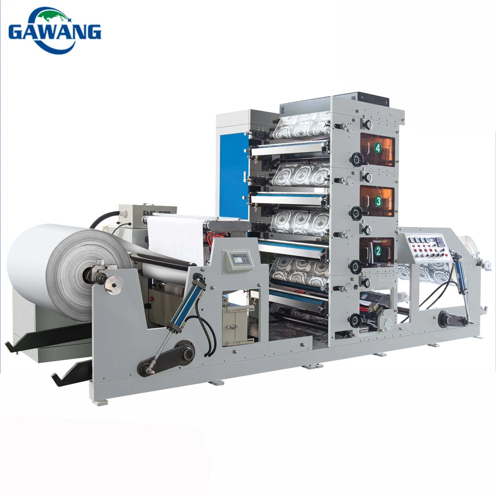 China Manufacture Paper Cup Printing Machine Label Printing Machine with Die Cutting Corrugated Paper Cup Flexo Printing Machine