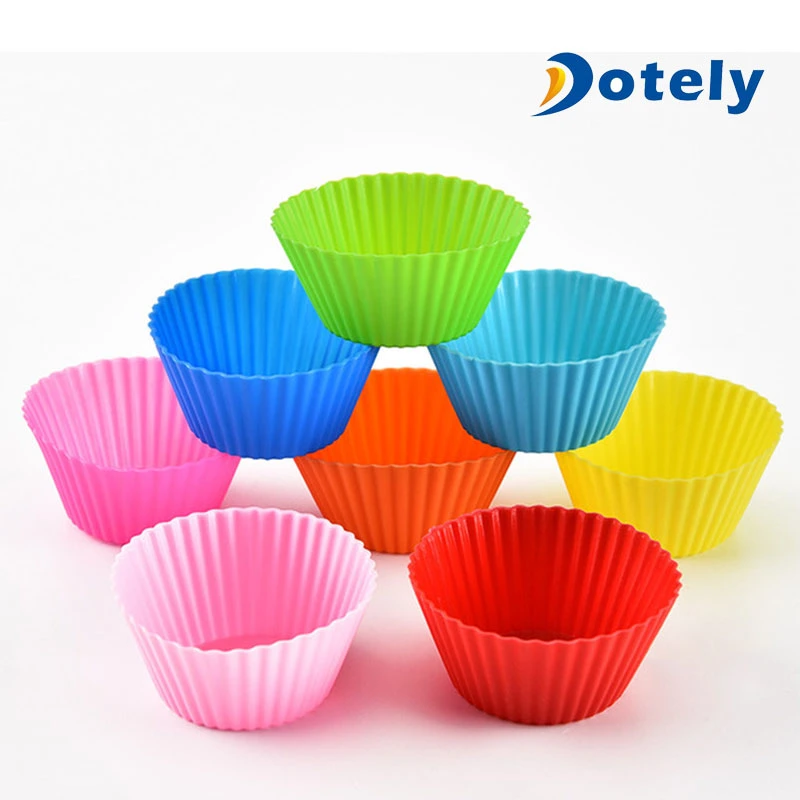 Silicone Cupcake Reusable Baking Cups Nonstick Pastry Muffin Molds