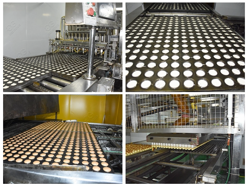 CE Approved Automatic Cup Custard Cake Making Machine Sponge Cake Production Line
