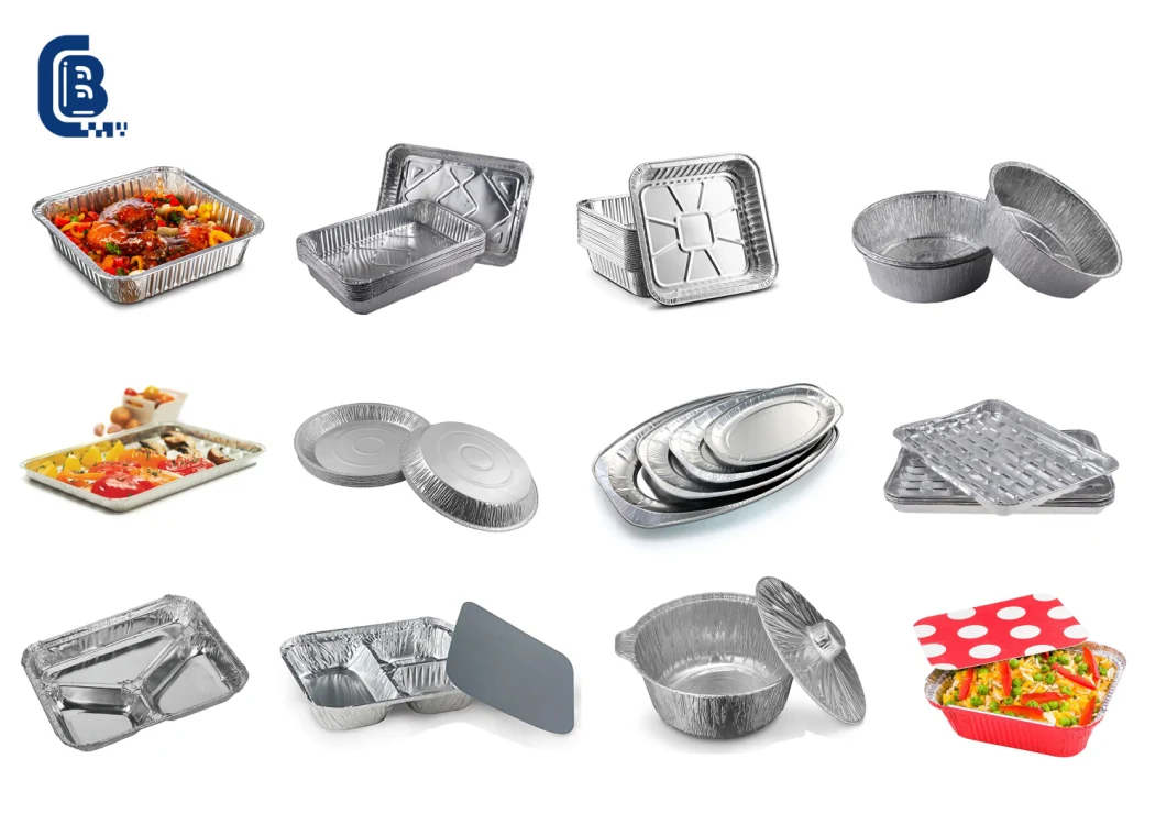 C&B Disposable Household Food Packaging Aluminium Foil Baking Cake Takeaway Containers