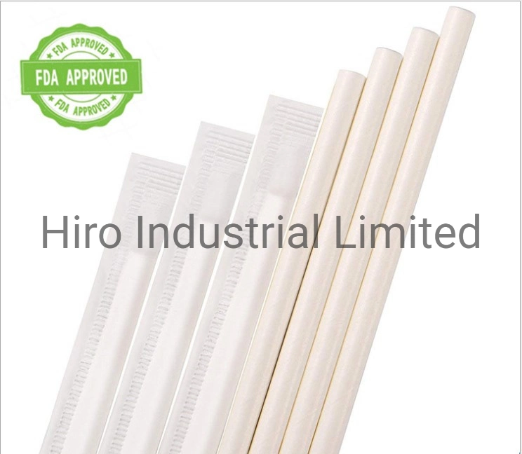 100/200/300/Bulk Packed Paper Straw-Biodegradable FDA Approved
