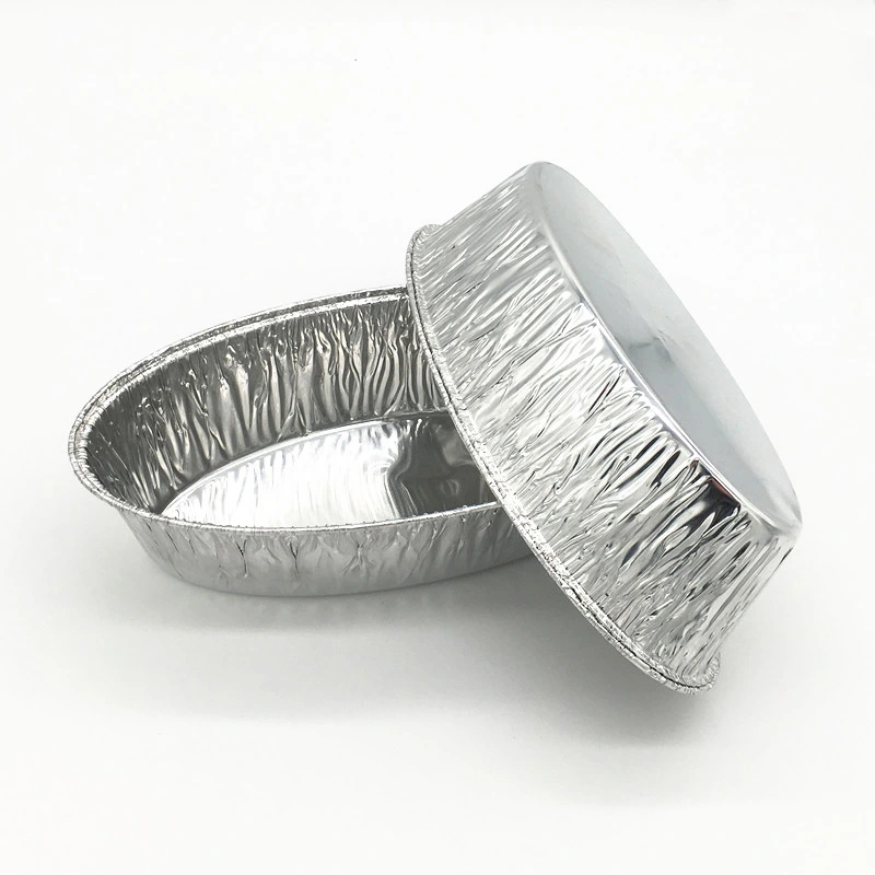 Small Round Aluminum Foil Container Tray for Cake Baking