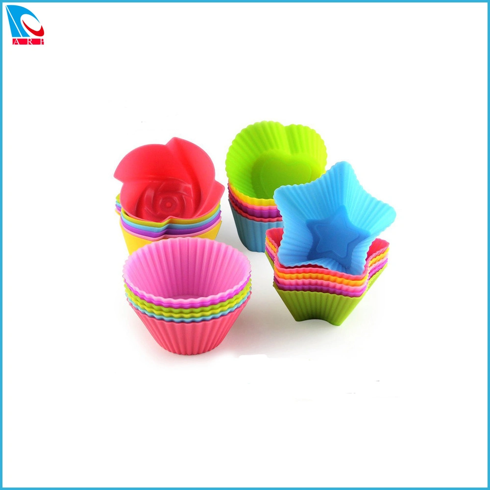 Silicone Cup Cake Mould Factory Price, Food Grade