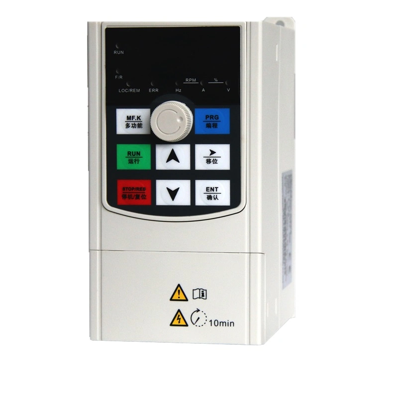 Single Phase to Three Phase 220V 380V 0.75kw-2.2kw Small Power Variable Frequency Drive