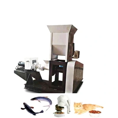 Automatic Dog Feeding Machine Production Line Aquaculture Pelleting Mill Making Machine Extruder Machinery