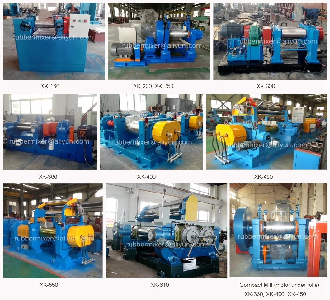 Xk-450 Compact Structure Rubber Mill/Two Roll Mill