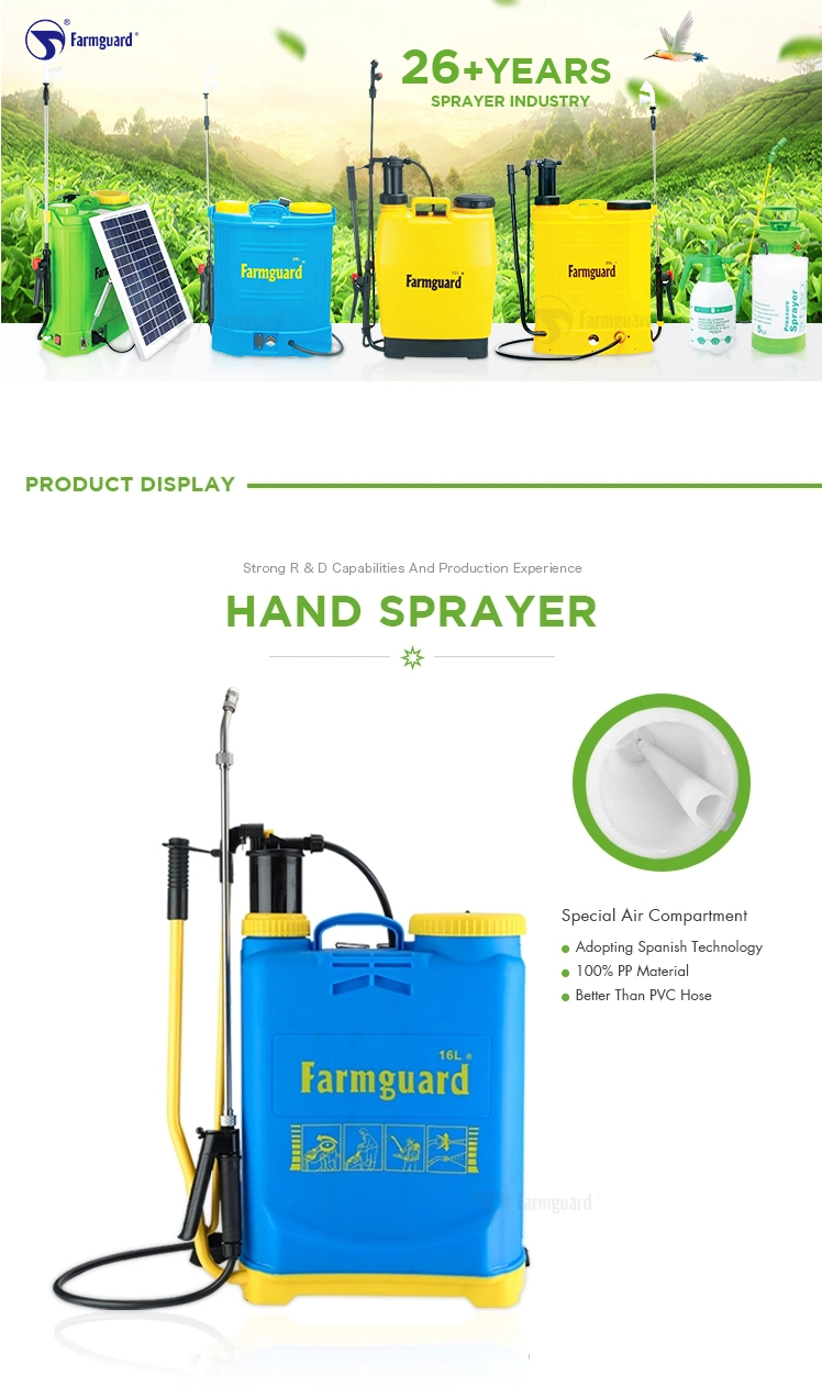 16L 20L Hand Knapsack Sprayer Manual Pressure Garden Farmer Tree Sprayer Farmer Tools Pulvrisateur