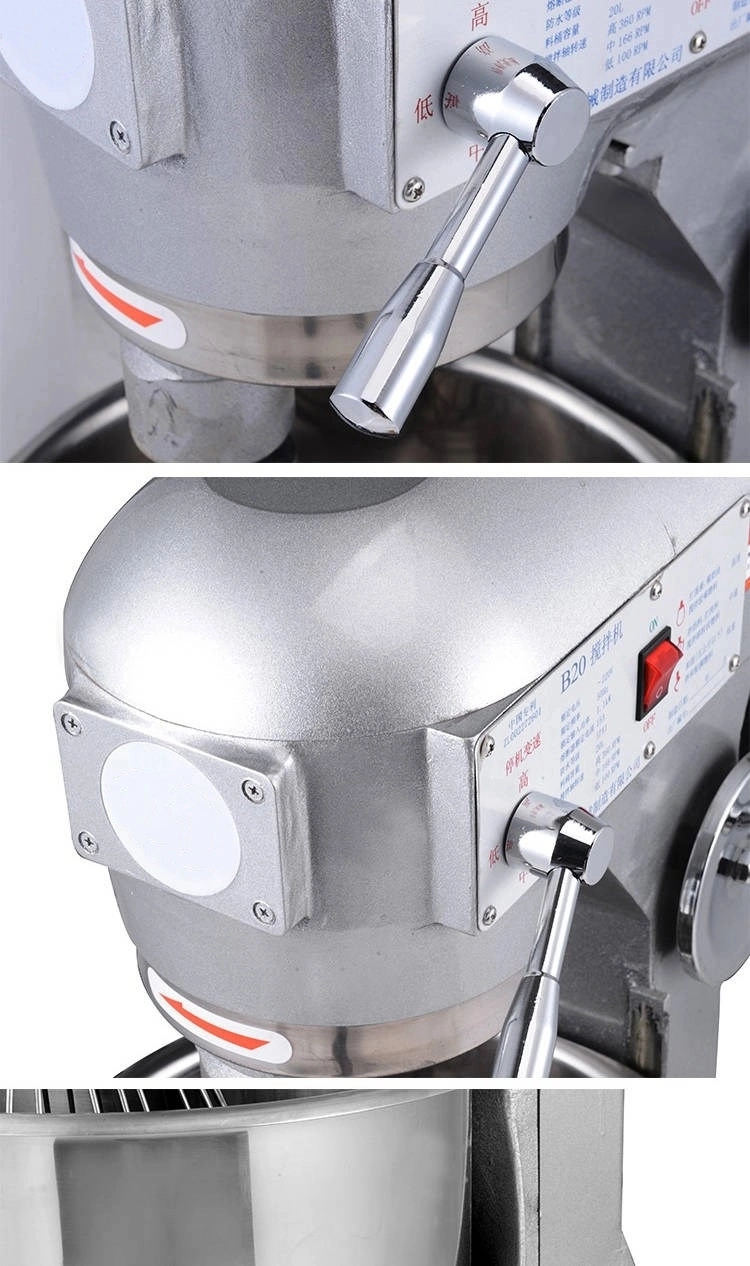 Stainless Steel 20L Electric Kitchen Food Mixer Dough Divider Rounder Sheeter Mixer Blender Food Cooking