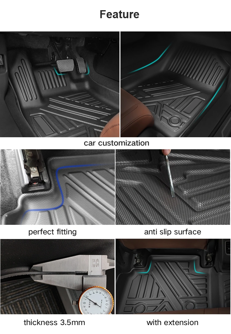 Foldable 3D TPE Car Floor Liner Mats for Discovery