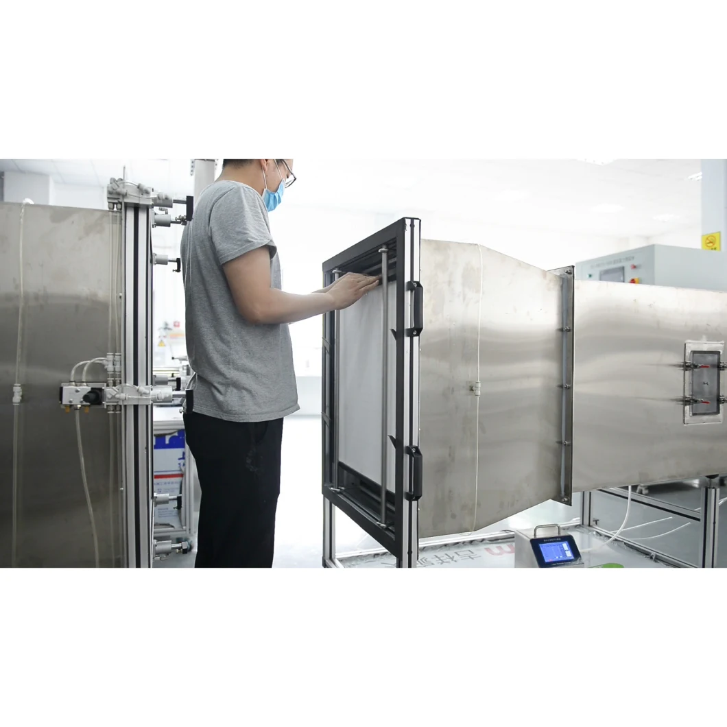 Filter and Air Purifier Test Equipment Counting Efficiency, Resistance and Flow Rate-Resistance Curve Testing