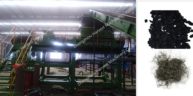 European Technology Tyre Recycling Waste Tyre Cutting Machine Truck Tire Recycling