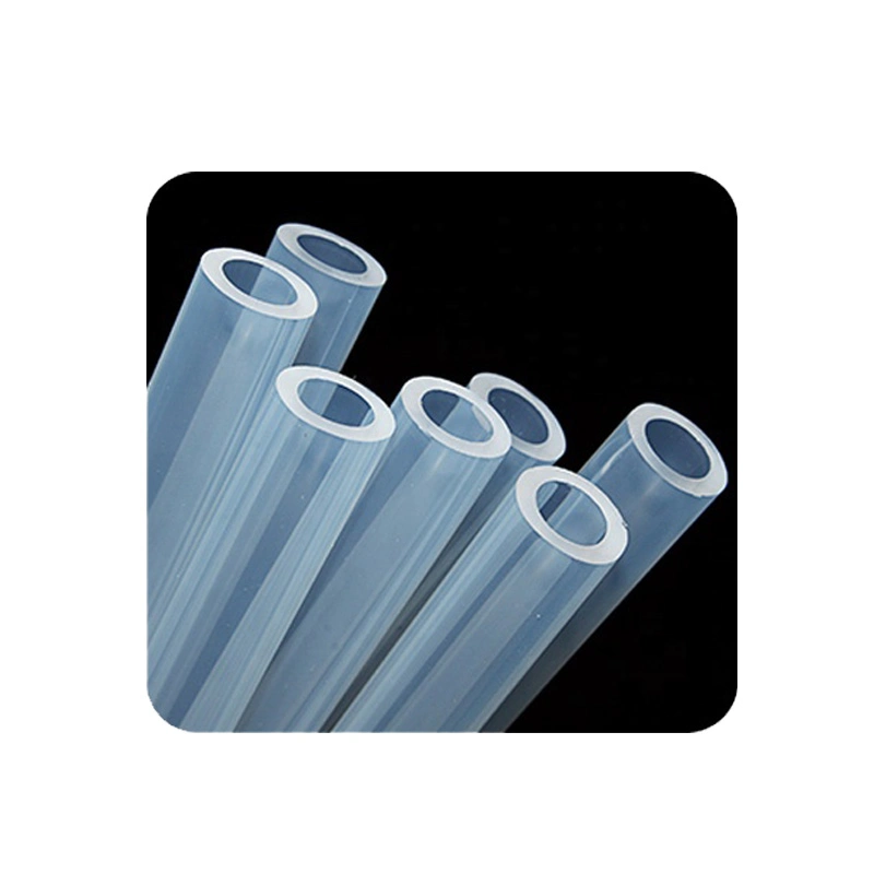 Customized High Quality Food Grade Silicone Hose Medical Hose Connecting Hose Soft Silicone Rubber Tube Silicone Straw Short Sleeves