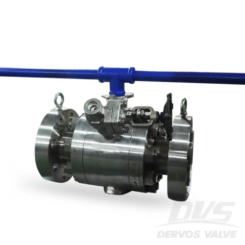 Forged Steel 3 Piece Trunnion Mounted Ball Valve3