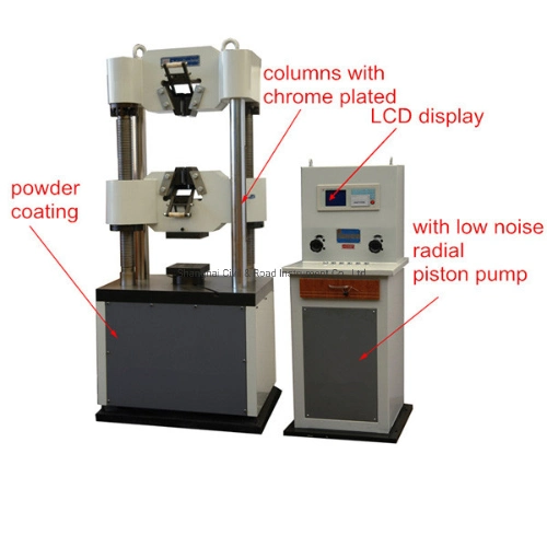Wa-1000kn Digital Display Hydraulic Universal Testing Machine