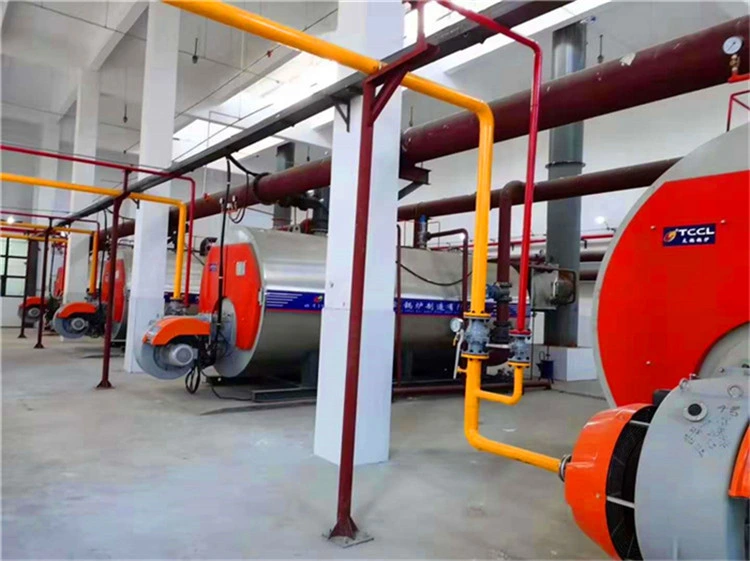 Horizontal 4 Ton/H Fire Tube Gas Steam Boilers for Food Industry